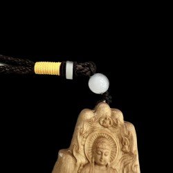 檀香木佛掌挂饰 檀香木佛掌挂饰