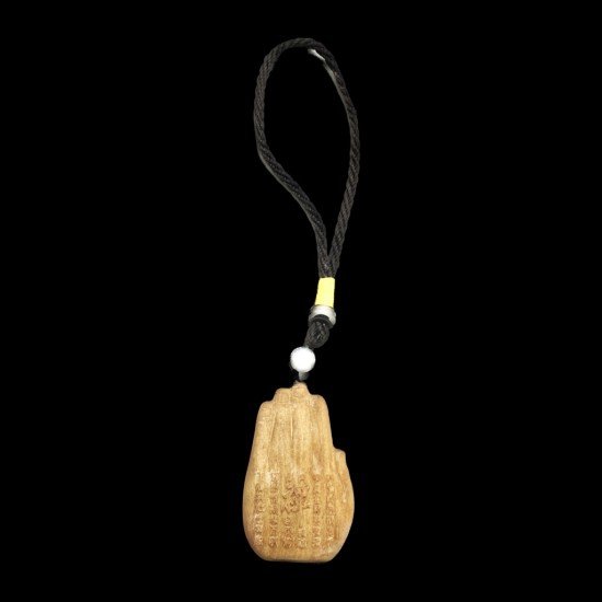 檀香木佛掌挂饰 檀香木佛掌挂饰