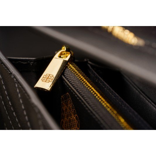 福海吸金钱包 - 开关款 (褐色)