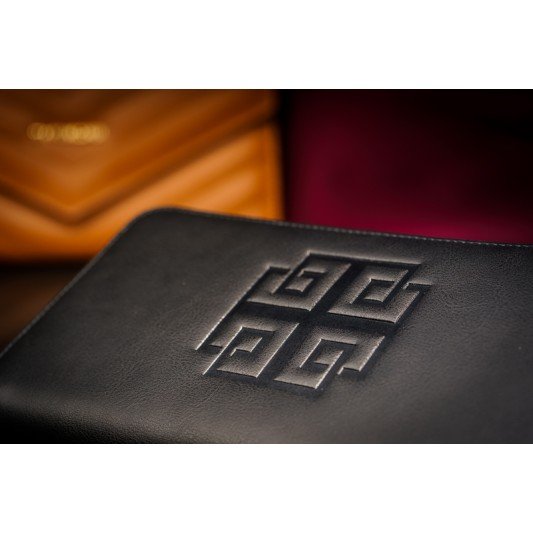 福海吸金钱包 - 拉链款 (黑色)