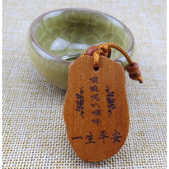 福海桃木观音如意扣 福海桃木观音如意扣