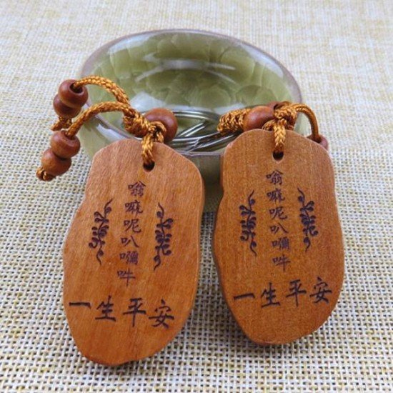 福海桃木观音如意扣 福海桃木观音如意扣