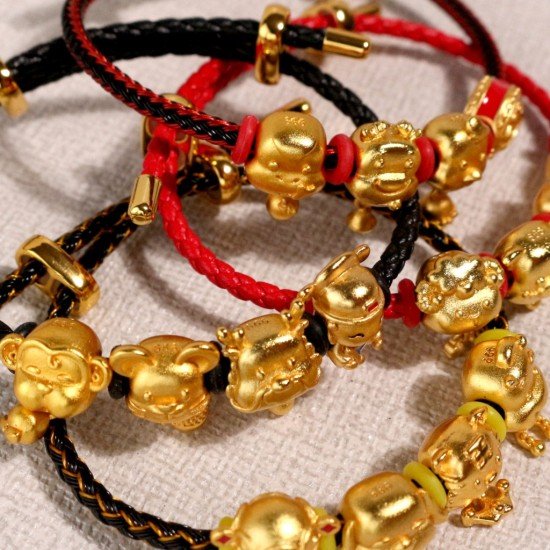 三合贵人生肖手绳 Three Match Zodiac Lucky Rope 三合贵人生肖手绳 Three Match Zodiac Lucky Rope