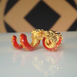 转运红盘龙 Fortune Red Coiling Dragon