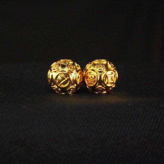 金色八方来财珠 Gold Abundance Prosperous Bead