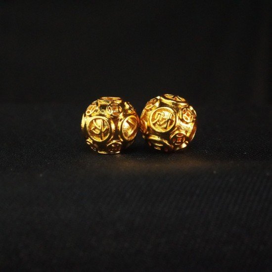 金色八方来财珠 Gold Abundance Prosperous Bead