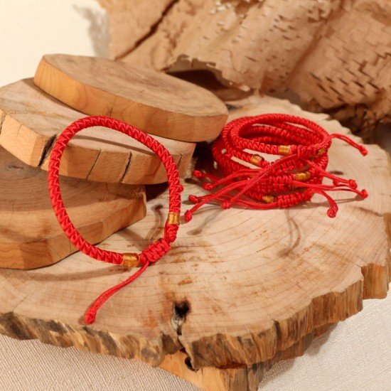 开运红绳(5条送1条) Lucky Red Rope(1free for 5Bracelet) 开运红绳(5条送1条) Lucky Red Rope(1free for 5Bracelet)