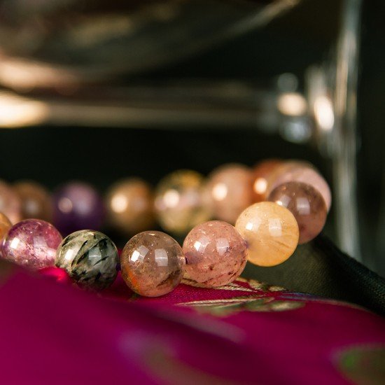 多宝手链 Multi-treasure Crystal Bracelet 多宝手链 Multi-treasure Crystal Bracelet