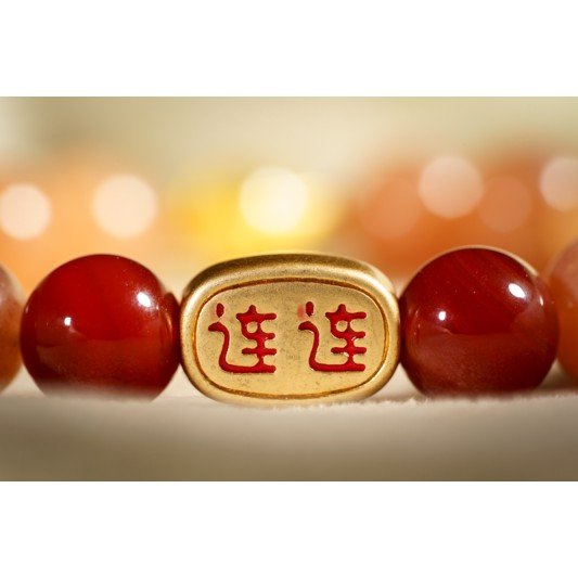 好运连连开运手链 10mm 好运连连开运手链 10mm