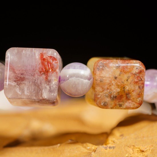 极光方糖手链 极光方糖手链