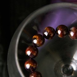 极品极光紫钛 Auralite Rutilated Amethyst Bracelet 极品极光紫钛 Auralite Rutilated Amethyst Bracelet