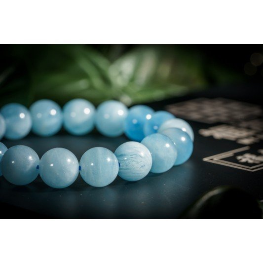 海蓝宝手链 Aquamarine Bracelet