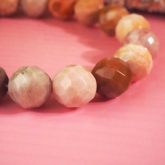 珊瑚玉手链 10mm Jade Coral Bracelet 珊瑚玉手链 10mm Jade Coral Bracelet