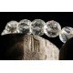 白水晶手链 ( 切面64 ) Clear Quartz Bracelet (Cut 64 Facets) 白水晶手链 ( 切面64 ) Clear Quartz Bracelet (Cut 64 Facets)
