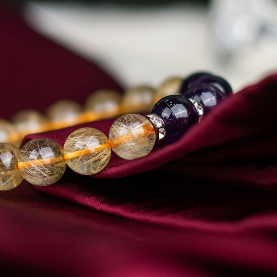 紫缘石手链 Stone of Serendipity 紫缘石手链 Stone of Serendipity