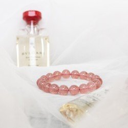 草莓晶手链 Strawberry Quartz Bracelet 草莓晶手链 Strawberry Quartz Bracelet