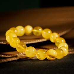 蜜蜡手链 Beeswax Amber Bracelet 蜜蜡手链 Beeswax Amber Bracelet