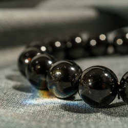 黑碧玺手链 黑碧玺手链