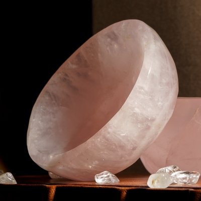 粉水晶消磁碗(大) 粉水晶消磁碗(大)