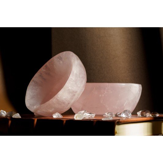 粉水晶消磁碗(中) 粉水晶消磁碗(中)