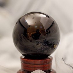 黑曜石水晶球 Obsidian Ball 8cm 黑曜石水晶球 Obsidian Ball 8cm