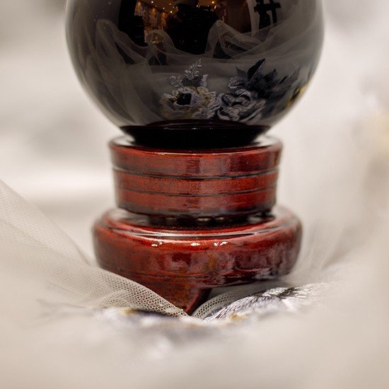 黑曜石水晶球 Obsidian Ball 8cm 黑曜石水晶球 Obsidian Ball 8cm