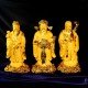 三星聚财 / 金沙福禄寿 Fortune / Golden Sanded Three Auspicious Lucky Star Gods