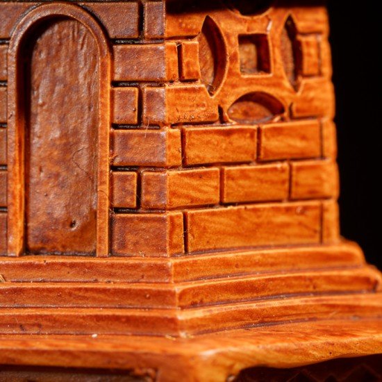 开运文昌塔(木色) Scholar Pagoda (Wooden Material)