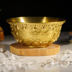 福海黄金聚宝盆 （小） Fuhai Golden Treasure Bowl (Small)