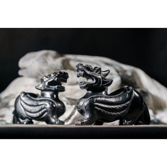 黑曜石貔貅 - 大 Obsidian Pixiu