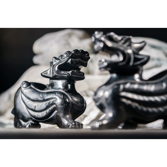 黑曜石貔貅 - 大 Obsidian Pixiu