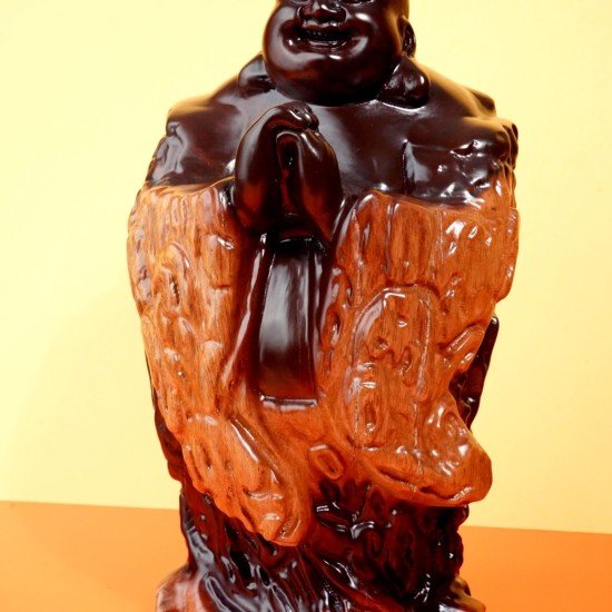 黑檀木笑佛 / 小 Black Wood Laughing Buddha