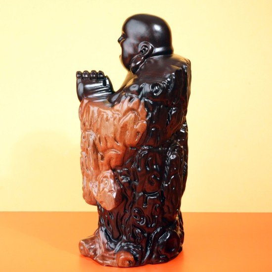 黑檀木笑佛 / 小 Black Wood Laughing Buddha