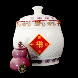 九运丰收风水米缸 - 5KG +福海旺火葫芦 九运丰收风水米缸 - 5KG +福海旺火葫芦