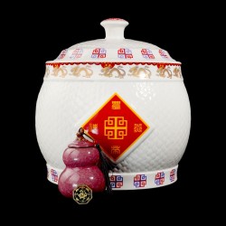 九运丰收风水米缸 - 10KG +福海旺火葫芦 九运丰收风水米缸 - 10KG +福海旺火葫芦