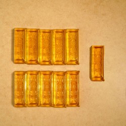琉璃小金砖 Glaze Bullion (11个)
