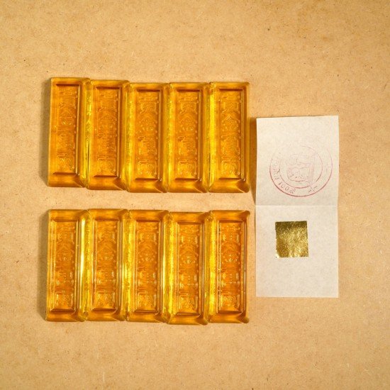 琉璃小金砖 Glaze Bullion (10个) 琉璃小金砖 Glaze Bullion (10个)