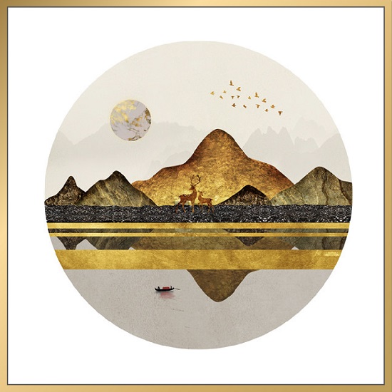 风水画 PT00007 : 福禄双全