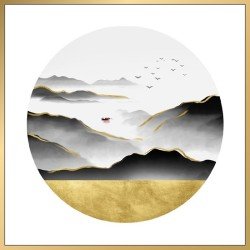 风水画 PT00008 : 景星庆云 风水画 PT00008 : 景星庆云