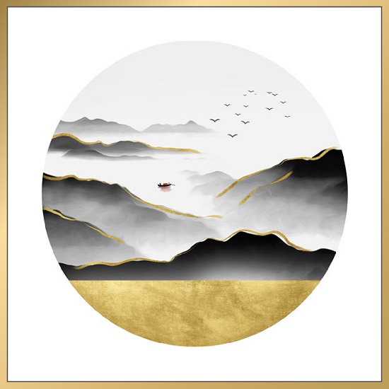 风水画 PT00008 : 景星庆云