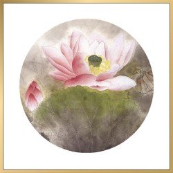 风水画 PT00010 : 秋水芙蓉 风水画 PT00010 : 秋水芙蓉