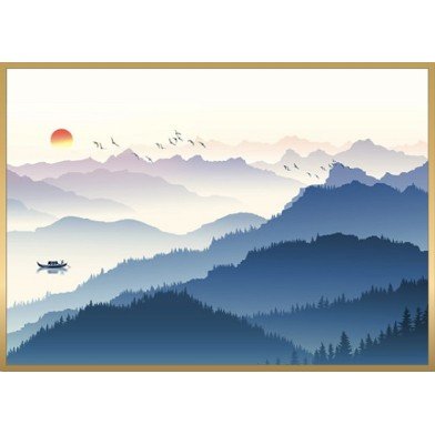 风水画 PT00017 : 旭日东升 风水画 PT00017 : 旭日东升