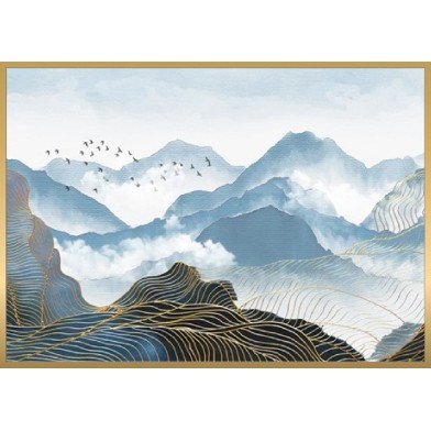 风水画 PT00019 : 鸿喜云集