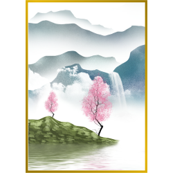 风水画 PT00034 : 宁静致远