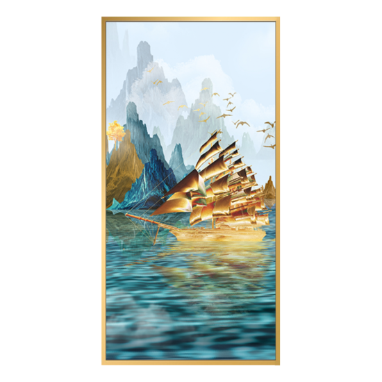 风水画 PT00077 : 一帆风顺