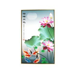 风水画 PT00119 : 荷塘月色 The Moonlit Lotus Pond