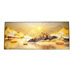 风水画 PT00127 : 金山富水 Rich And Abundance